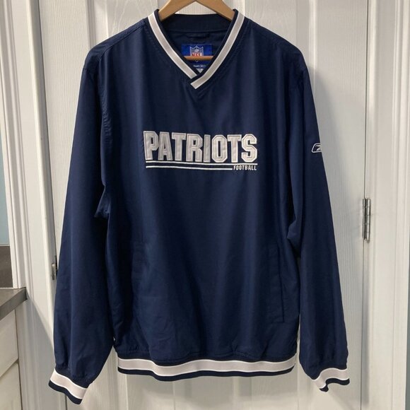 Vintage Y2K New England Patriots Windbreaker Jacket Size Medium - Picture 1 of 7